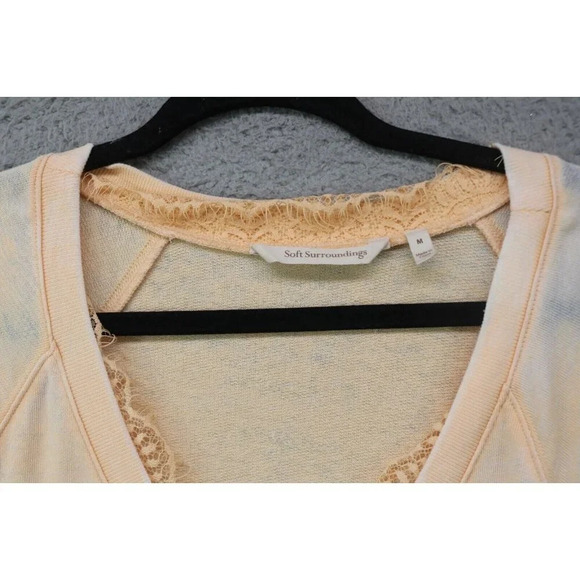 Soft Surroundings Long Sleeve Coral Tunic-Size Medium - Picture 5 of 11